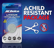 Load image into Gallery viewer, ACDelco CR2032 3V Lithium Coin Cell Battery, Watch and Electronics Button Batteries, 24-Count
