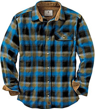 Load image into Gallery viewer, Legendary Whitetails Men's Standard Buck Camp Flannel Shirt, Cobalt Plaid, XX-Large
