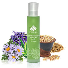 Load image into Gallery viewer, Muscle Release Body Massage Oil for Sensual Massage Therapy - Muscle Release Pain Relief Essential Face Oils - Includes Arnica, Boswellia &amp; Sweet Birch (100 ml)
