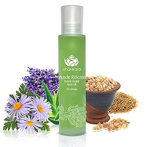 Muscle Release Body Massage Oil for Sensual Massage Therapy - Muscle Release Pain Relief Essential Face Oils - Includes Arnica, Boswellia & Sweet Birch (100 ml)