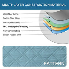 Load image into Gallery viewer, H.VERSAILTEX 100% Waterproof Loveseat Protector Couch Covers for 2 Cushion Couch Loveseat Cover Slipcover for Dogs Furniture Protector with Non-Slip Backing (Small Loveseat Seat Width 46", Smoke Blue)
