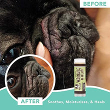 Load image into Gallery viewer, Natural Dog Company Wrinkle Balm (0.15-oz Trial Stick) | Healing &amp; Soothing Balm | All-Natural &amp; Organic | Vegan &amp; Veterinarian-Approved | for Face Wrinkles and Skin Folds | Ideal for Bulldogs &amp; Pugs
