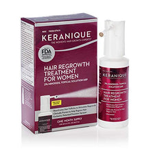 Load image into Gallery viewer, Keranique Hair Regrowth Treatment Extended Nozzle Sprayer - 2% Minoxidil, 30 Day Supply - Regrow Thicker-Looking Hair, Helps Revitalize Hair Follicles, 2 Fl Oz (Pack of 1)
