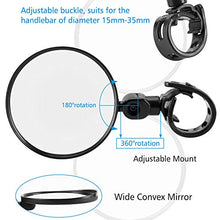 Load image into Gallery viewer, Accmor Bike Mirrors,2pcs Bicycle Cycling Rear View Mirrors, Adjustable 360 Rotatable Handlebar Glass Rearview Bicycle Mirrors for Road Mountain Bike
