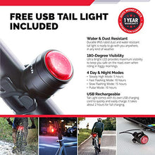 Load image into Gallery viewer, Cycle Torch Shark 500 USB Rechargeable Bike Light – Headlight &amp; Tail Light Set- Fits All Bicycles, Hybrid, Road, MTB, with Quick Release
