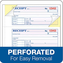Load image into Gallery viewer, TOPS Money/Rent Receipt Book, 3-Part, Carbonless, 11 x 7-5/8 Inches, 4 Receipts/Page, 100 Sets per Book (46808)
