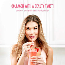 Load image into Gallery viewer, Vital Proteins Beauty Collagen Peptides Powder Supplement for Women, 120mg of Hyaluronic Acid - 15g of Collagen Per Serving - Enhance Skin Elasticity and Hydration - Strawberry Lemon - 9.6oz Canister
