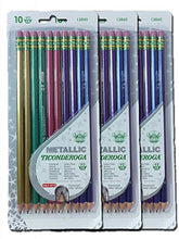 Load image into Gallery viewer, Dixon Ticonderoga Metallic Wood-Cased #2 2HB Pencils, Pre-Sharpened, 30 pack, 13860
