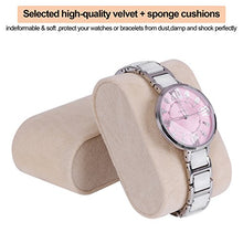 Load image into Gallery viewer, BEWISHOME Jewelry Box Organizer with 4 Watch Case Removable Tray Jewelry Display Storage Case - 7 Necklace Hook - Velvet Lining - Earring Ring Bracelet Case for Women Girls - Black PU Leather SSH07B
