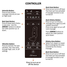 Load image into Gallery viewer, SNAILAX Shiatsu Back Massager with Heat -Deep Kneading Massage Chair Pad with Adjustable Intensity, Shiatsu Chair Massager to Relax Full Body Muscle
