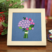 Load image into Gallery viewer, Maydear Stamped Embroidery Kit for Beginners with Pattern, Cross Stitch kit, Embroidery Starter Kit Including Embroidery Hoop, Color Threads and Embroidery Scissors - Fragrance
