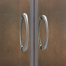 Load image into Gallery viewer, DreamLine Visions 56-60 in. W x 72 in. H Semi-Frameless Sliding Shower Door in Brushed Nickel, SHDR-1160726-04
