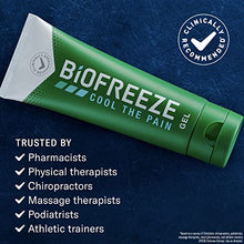 Load image into Gallery viewer, Biofreeze Menthol Pain Relieving Gel 3 FL OZ Tube For Pain Relief Associated With Sore Muscles, Arthritis, Backaches, Strains, Bruises, Sprains &amp; Joint Pain (Packaging May Vary)
