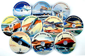 1261 Popular Mechanics And Popular Science Magazines (With 14 hrs of video and 100 hrs of audio) In This 10 Disc Computer DVD ROM Series