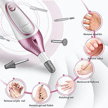 Load image into Gallery viewer, ISTON 36-piece Professional Manicure &amp; Pedicure Kit, Cordless Nail Drill Machine, 20000RPM,11Pcs Bits, 4 Speed, Electric Nail File Set, Nails Care Kits, Manicure Pedicure Tools, Storage Case
