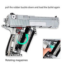 Load image into Gallery viewer, Qccx Toy Gun, Desert Eagle Guns Toy for Children, Building Block Guns That Shoot Compatible with Lego -529 Pcs
