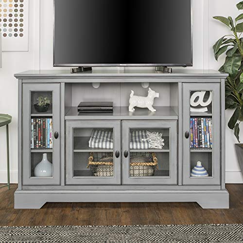 WE Furniture Traditional Wood Stand for TV's up to 56