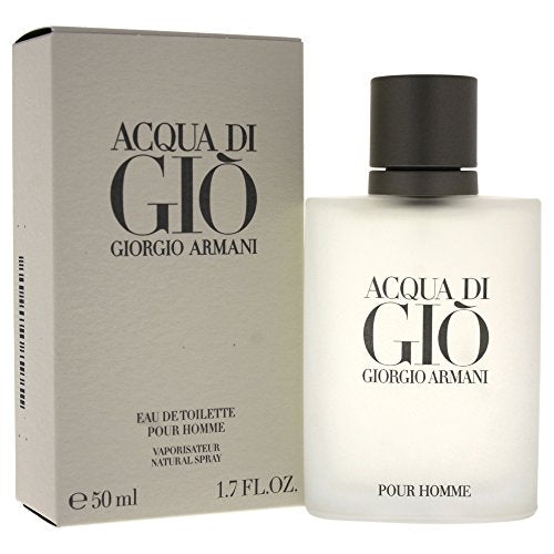 Giorgio Armani Acqua Di Gio Eau De Toilette Spray for Men, 1.7 Ounce, White, 1.7 Fl. Oz