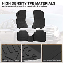 Load image into Gallery viewer, KIWI MASTER Floor Mats Compatible for 2015-2019 Subaru Outback / Legacy Accessories All Weather Mat Liners Front Rear 2 Row Seat TPE Slush Liner Black

