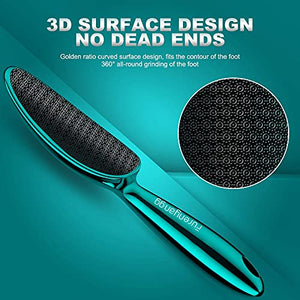 Furenyangg 3D Foot File,Foot Scrubber,Callus Remover for Feet,Curved Nano Glass Original Design Innovative,Professional Foot Rasp,Pedicure Tools,Dead Skin,Calluses,Cracks,Wet and Dry Feet