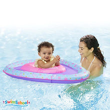 Load image into Gallery viewer, SwimSchool Lil’ Narwal Infant Baby Pool Float with Splash &amp; Play Center, Low Center Adjustable Seat, Buoyant Infant Baby Floatie, Age 6 - 24 Months, Blue
