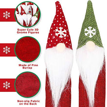 Load image into Gallery viewer, Christmas Decorations Gnomes Refrigerator Handle Covers Set of 8PCS Christmas Kitchen Decor Appliance Handle Covers-Microwave Oven Dishwasher Fridge Door Handle Covers for Christmas Holiday Decor
