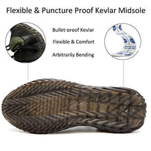 Load image into Gallery viewer, SUADEX Indestructible Steel Toe Work Shoes for Men Women Puncture Proof Composite Toe Working Shoes Black/Green
