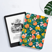 Load image into Gallery viewer, Ayotu Case for All-New 6.8&quot; Kindle Paperwhite (11th Generation- 2021 Release) - PU Leather Cover with Auto Wake/Sleep - Fits Amazon Kindle Paperwhite Signature Edition, The Flowers and Fruits

