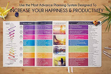 Load image into Gallery viewer, Deluxe Law of Attraction Academic Planner Sep 2020 - Dec 2021 - Weekly &amp; Monthly planner to Increase Productivity &amp; Happiness. Weekly Goal Planner, Organizer &amp; Gratitude Journal + Planner Stickers

