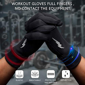 SIMARI Workout Gloves Men Women Full Finger No Contact The Equipment Training Running Cycling