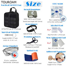 Load image into Gallery viewer, TOUROAM Tactical Emergency First Aid Medical Kit-MOLLE Admin Pouch IFAK-Wound Dressing Blood Control EMT Survival Trauma Kit-Camp Travel Car Medic Kit
