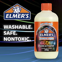 Load image into Gallery viewer, Elmer’s Glow In The Dark Slime Activator | Magical Liquid Glue Slime Activator, 8.75 FL. oz. Bottle - Great for Making Glow In The Dark Slime
