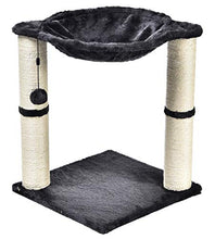 Load image into Gallery viewer, AmazonBasics Cat Condo Tree Tower With Hammock Bed And Scratching Post, 16 x 20 x 16 Inches, Gray
