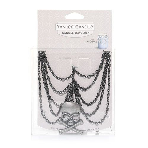 Yankee Candle Raven Night Skull Candle Necklace