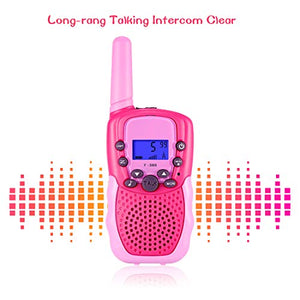 Selieve Toys for 3-12 Year Old Girls, Walkie Talkies for Kids 22 Channels 2 Way Radio Toy with Backlit LCD Flashlight, 3 Miles Range for Outside, Camping, Hiking