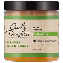 Load image into Gallery viewer, Carol&#39;s Daughter Mimosa Hair Honey Shine Pomade For Dry Hair and Textured Hair, with Shea Butter and Cocoa Butter, Paraben Free Hair Pomade, 8 fl oz (Packaging May Vary)
