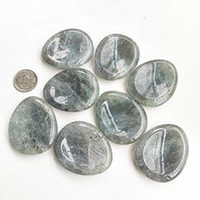 Load image into Gallery viewer, Gemgogo White Moonstone Crystal Thumb Worry Stone Water Drop Chakra Stones Reiki Healing Crystals -Forget About Trouble Tumbled Palm Stone for Good Luck,Protection Chakra Stones,Feng Shui Ornament

