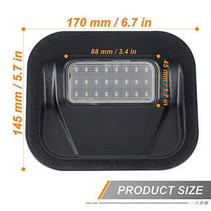 HERCOO Tailgate Step Light LED Truck Bed Multi-Pro Lamp Kit Compatible with GMC Sierra 1500 2500 HD 3500 HD 2020-2021 Chevrolet Silverado 1500 2500 HD 3500 HD 2020, Replacement for 84347814
