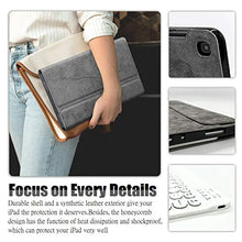 Load image into Gallery viewer, Wineecy Galaxy Tab S6 Lite 2020 Keyboard Case 10.4 [Backlit,SM-P610,SM-P615], 7 Color Light Detachable Wireless Keyboard with PU Folio Stand Cover for Samsung Galaxy Tab S6 Lite 10.4 Inch 2020, Gray
