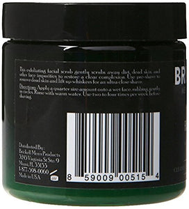 Brickell Men's Renewing Face Scrub for Men, Natural and Organic Deep Exfoliating Facial Scrub Formulated with Jojoba Beads, Coffee Extract and Pumice, 4 Ounce, Scented