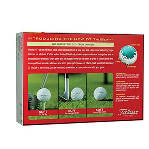 Titleist DT TruSoft Golf Balls, Yellow (One Dozen)