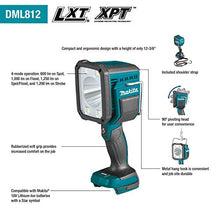 Load image into Gallery viewer, Makita DML812 18V LXT Lithium-Ion Cordless L.E.D. Flashlight/Spotlight, Light Only
