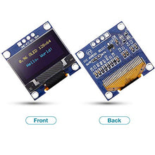Load image into Gallery viewer, Frienda 10 Pieces I2C OLED Display Module OLED Display Screen Driver IIC I2C Tabellone Seriale con Display Auto-Luminoso Compatibile with con Raspberry PI (Blue and Yellow)
