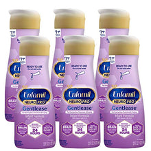 Load image into Gallery viewer, Enfamil NeuroPro Gentlease Ready-to-Use Baby Formula, Brain and Immune Support with DHA, Clinically Proven to Reduce Fussiness, Crying, Gas &amp; Spit-up in 24 Hours, Non-GMO, 32 Fl Oz, 6 Count
