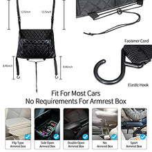 Load image into Gallery viewer, BUJOYWOD Purse Holder for Car Net Pocket Handbag Holder, Upgraded Purse Holder for Car Organizer and Storage, Car Handbag Holder for Extra Storage (Leather Black)
