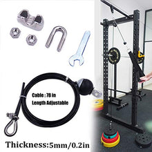 Load image into Gallery viewer, ANMKOT Fitness Pulley System, DIY Pulley Cable Machine Attachment System Hand Strength Training Home Gym Workout Equipment
