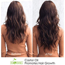 Load image into Gallery viewer, Castor Oil USDA Organic Cold-Pressed (16oz) 100% Pure Hexane-Free Castor Oil - Conditioning &amp; Healing, For Dry Skin, Hair Growth - For Skin, Hair Care, Eyelashes - Caster Oil By Sky Organics
