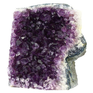 Crystal Allies: Natural Amethyst Quartz Crystal Cluster from Uruguay - 1/2lb to 1lb