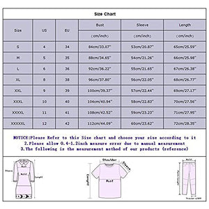 Womens Autumn Long Sleeve T Shirts Casual Tops Fashion Loose Floral Print Tunic Tees Plus Size Tank Tops Navy