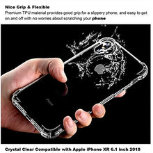 Load image into Gallery viewer, Compatible with iPhone XR 6.1" 2018 Case, Slim Fit Crystal Clear with 4 Corners Protection Cover with Soft Scratch-Resistant TPU Lightweight Anti-Scratch Shock Absorption Protective -Gray
